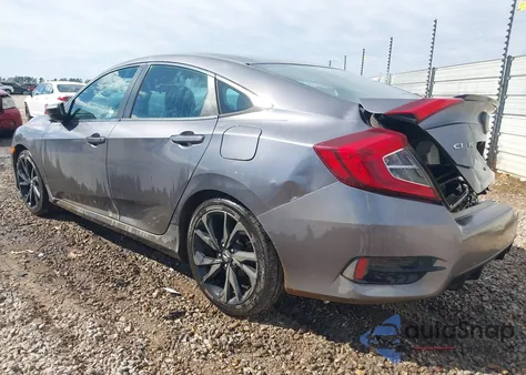 2019 Honda Civic Sport z USA, uszkodzony, nr VIN 19XFC2F86KE007104